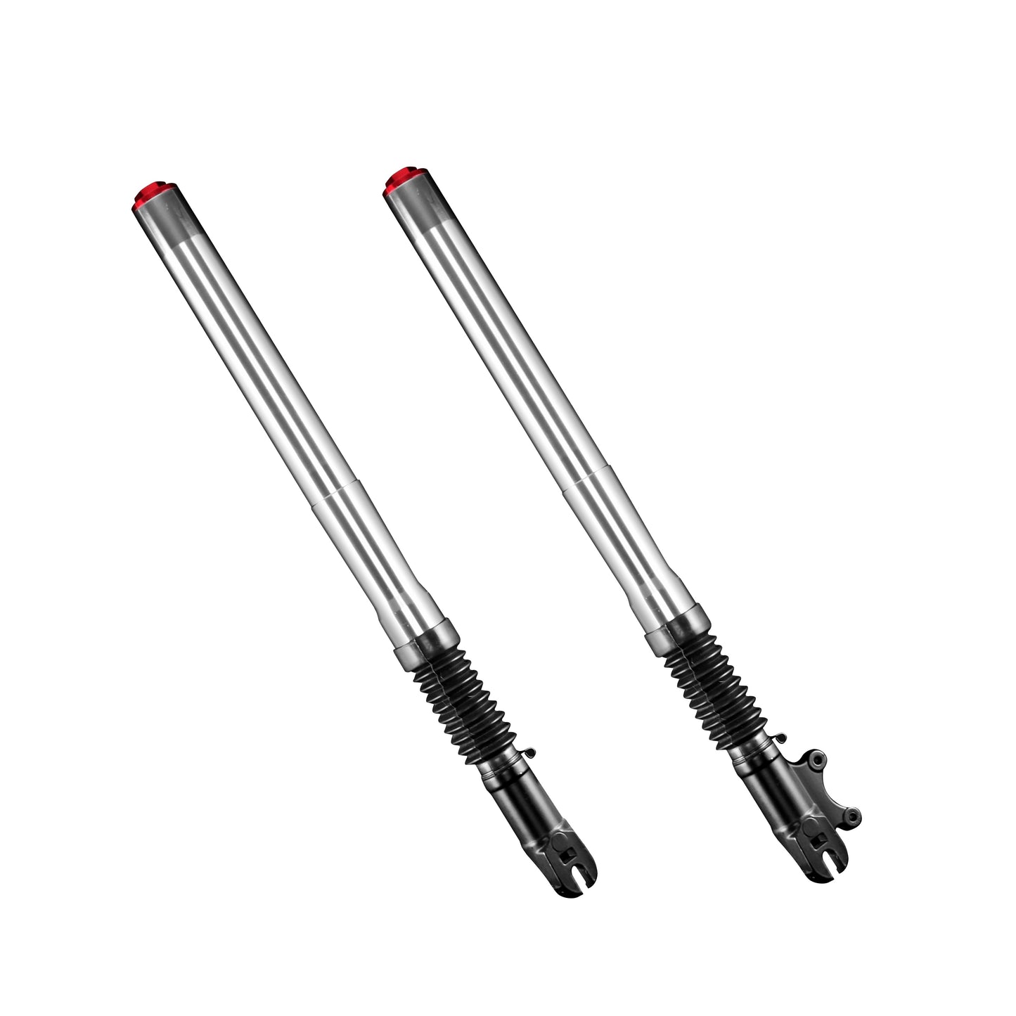 Generic Silver Steel of Two Front Shock-Absorbing Cylinders Suspension for S3 Boyueda Electric Scooter Zubehörteile
